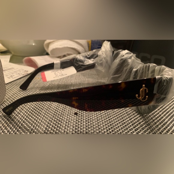 JIMMY CHOO SONJA/G/S 0086 HA Sunglasses Havana Frame Brown Gradient Lenses 55 Mm main image 4